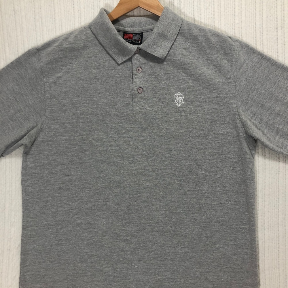 Southpole Polo Shirt Classic Fit Short Sleeve Casual Top Gray Men's Size XL